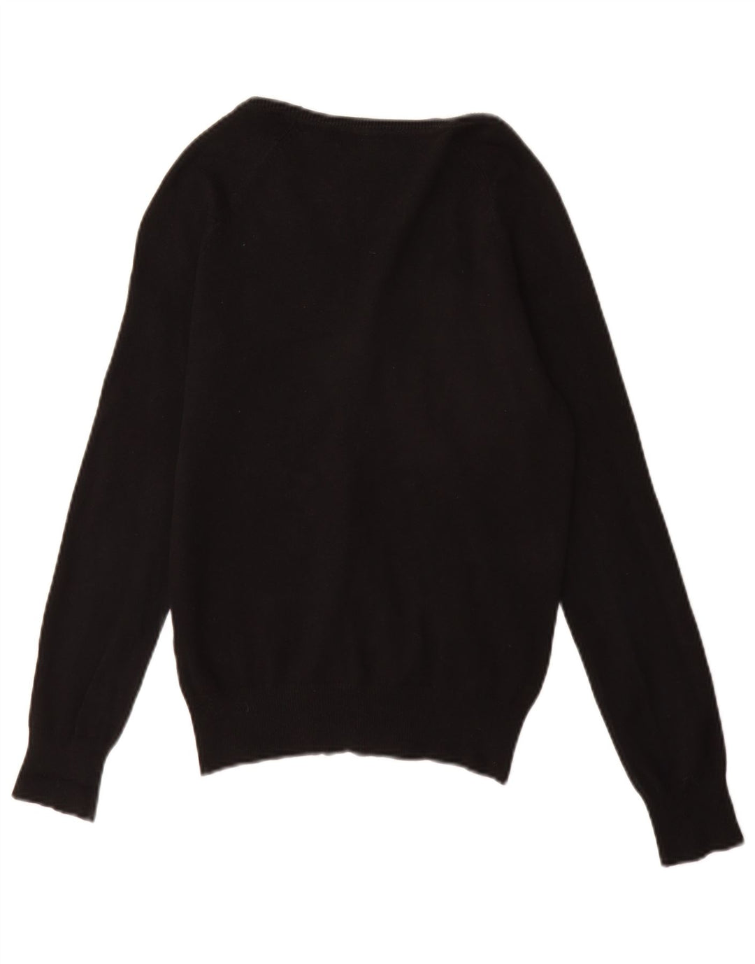 Maglione cardigan da donna Zara UK 12 cotone nero medio