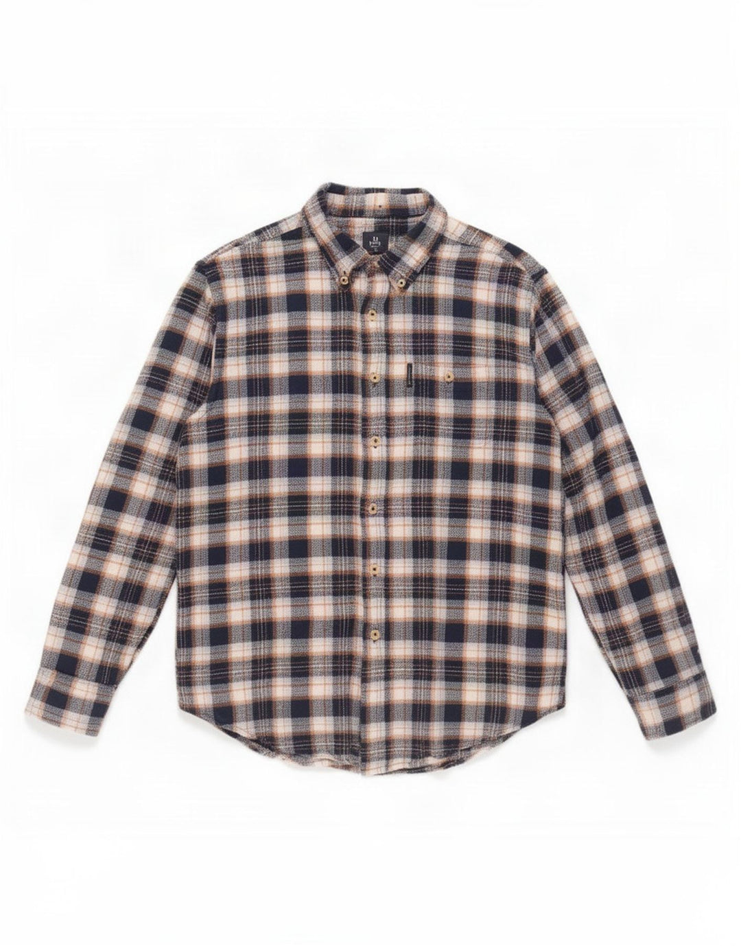 Camicia da uomo in flanella Ben Sherman a quadri blu grandi