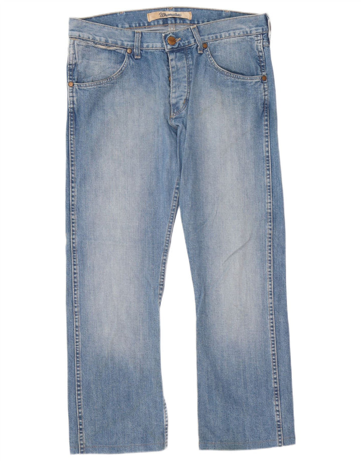 Jeans dritti da uomo Wrangler Ace W33 L29 cotone blu