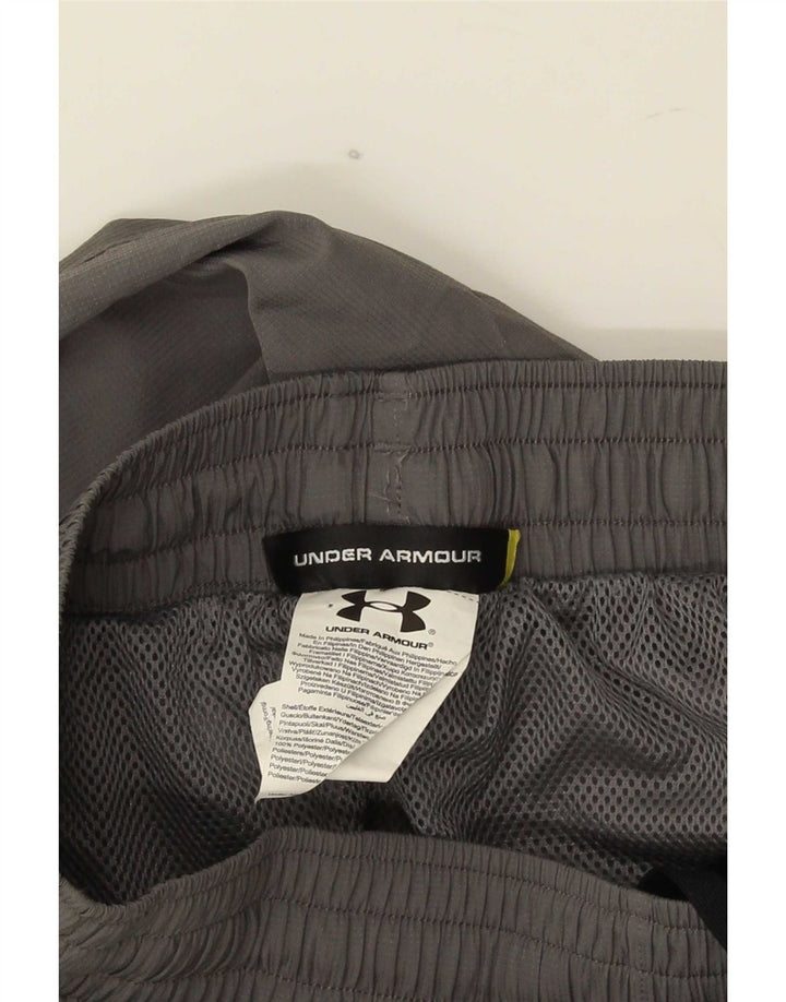 Pantaloni da tuta da uomo Under Armour piccoli in poliestere grigio