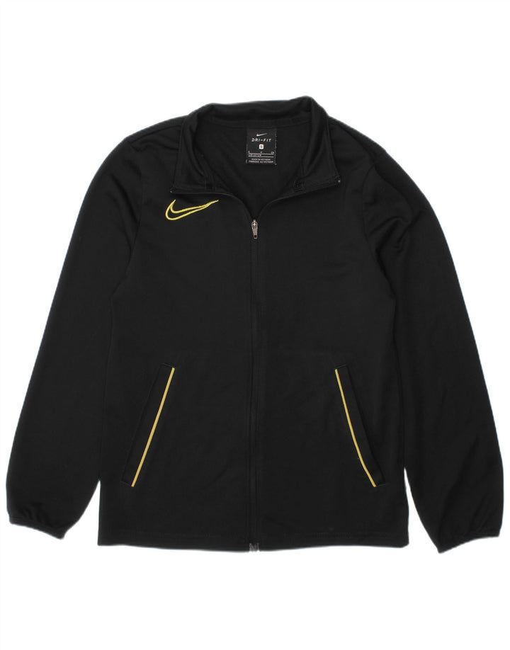 Top della tuta grafica da ragazzo Nike 8-9 anni piccola in poliestere nero