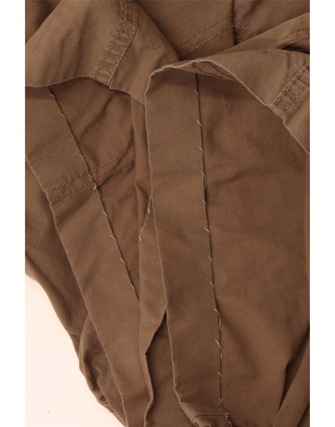 Pantaloncini cargo da donna Marks & Spencer UK 16 Large W34 cotone kaki