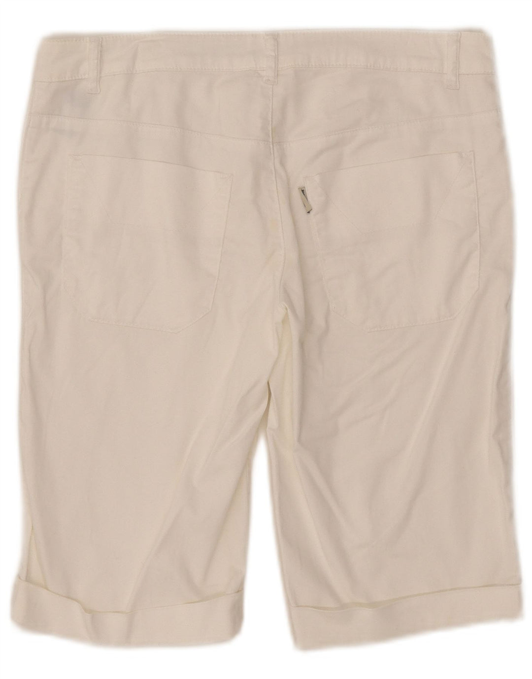 Pantaloncini casual da donna Jeckerson W29 cotone bianco medio