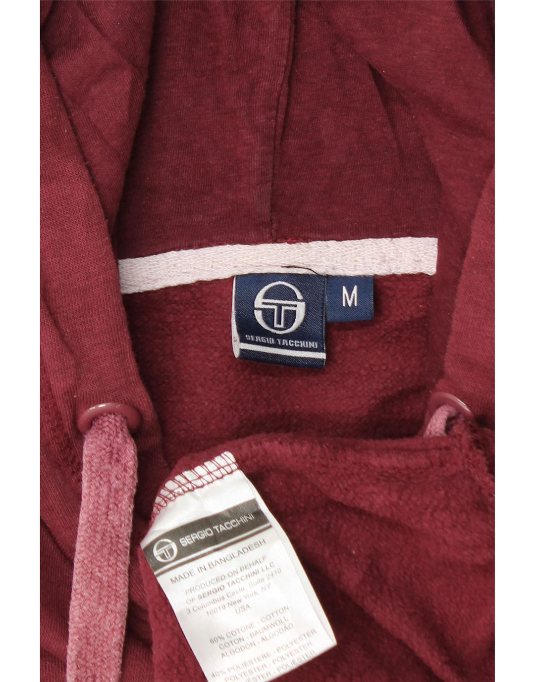 Maglione con cappuccio grafico da uomo Sergio Tacchini in cotone marrone medio medio