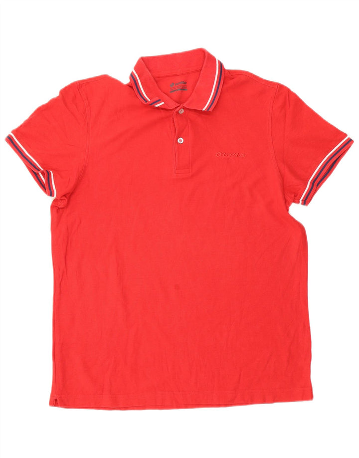 Polo da uomo Lotto grande rossa
