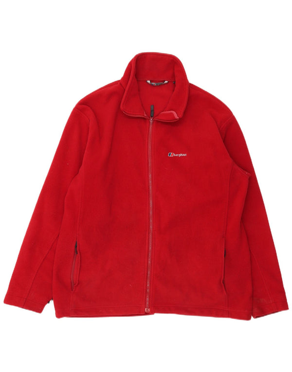 Giacca in pile da uomo Berghaus UK 44 2XL Poliestere rosso