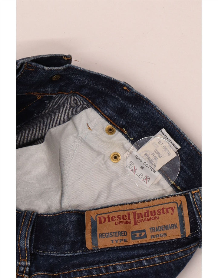 Jeans dritti da donna Diesel W28 L29 cotone blu
