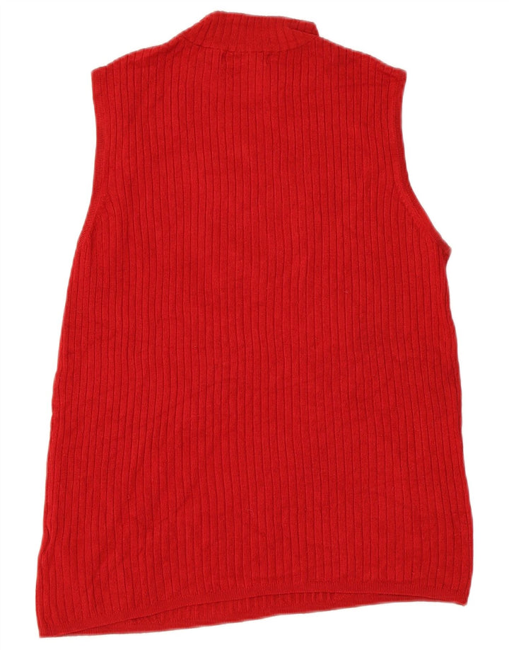 Canotta da donna Marks & Spencer UK 12 viscosa rossa media