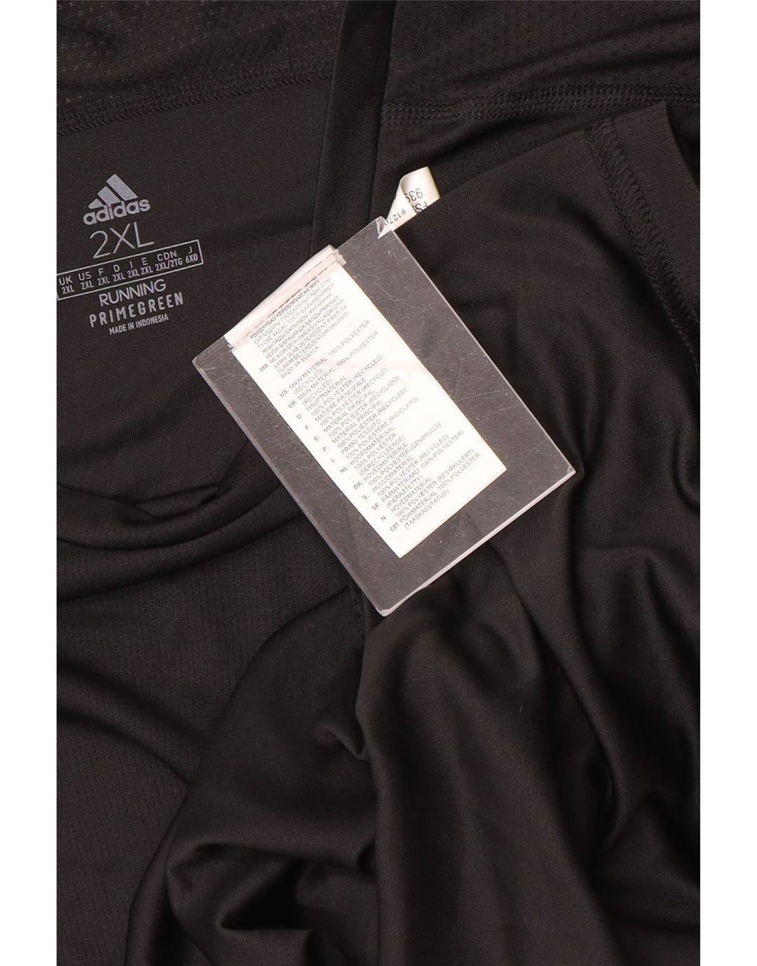T-shirt ADIDAS da uomo Aeroready Top 2XL poliestere nero