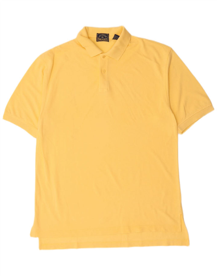 B.D. Polo da uomo Baggies grande in cotone giallo