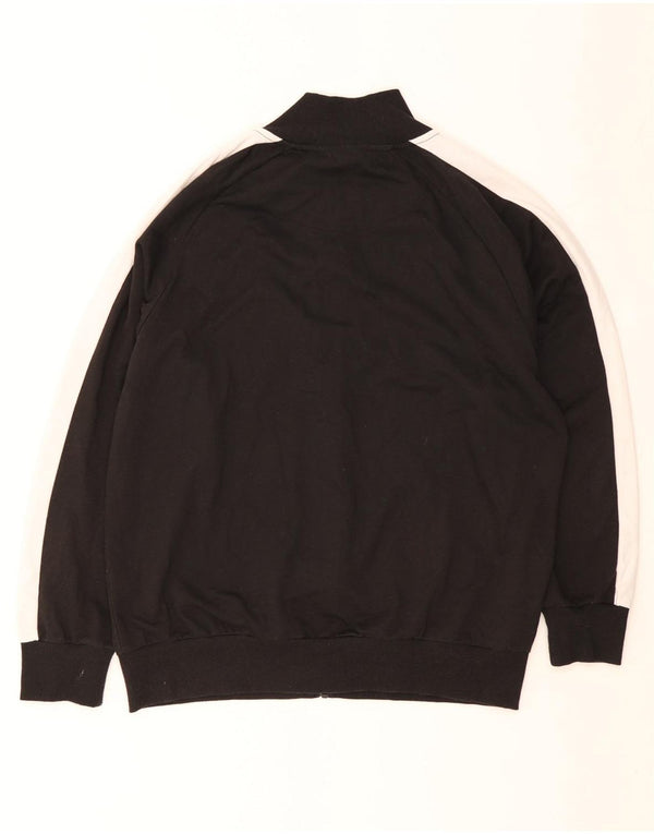 Giacca da tuta da uomo Umbro 2XL in cotone color block nero
