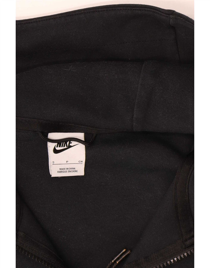 Felpa con cappuccio e zip Nike da uomo, piccola, in cotone blu navy