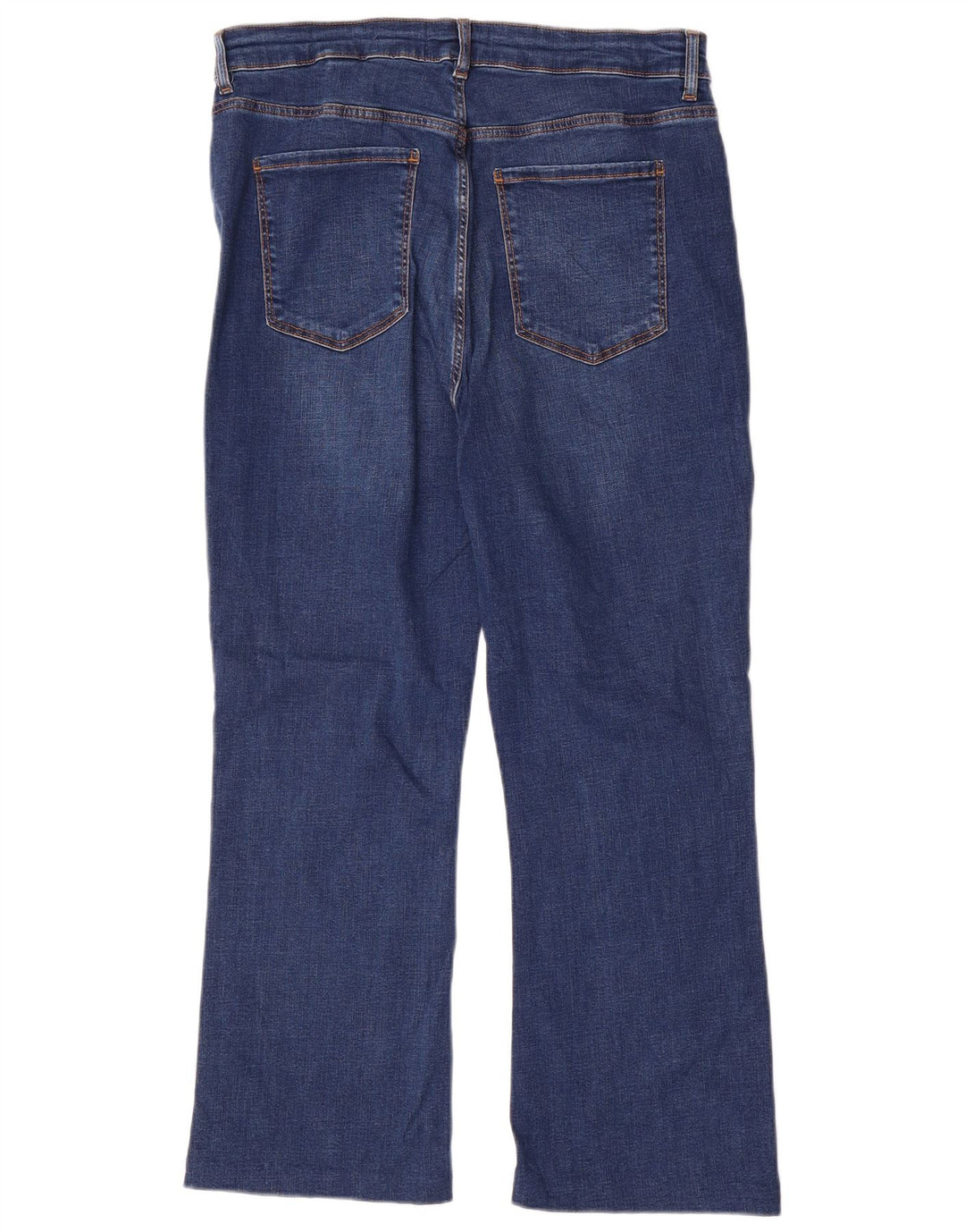 Jeans svasati slim crop da donna Marks & Spencer UK 16 Large W32 L25 Blu