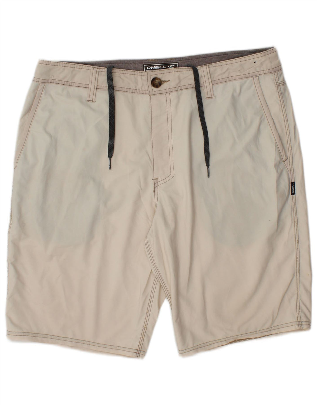 Pantaloncini chino da uomo O'Neill W33 nylon bianco sporco medio