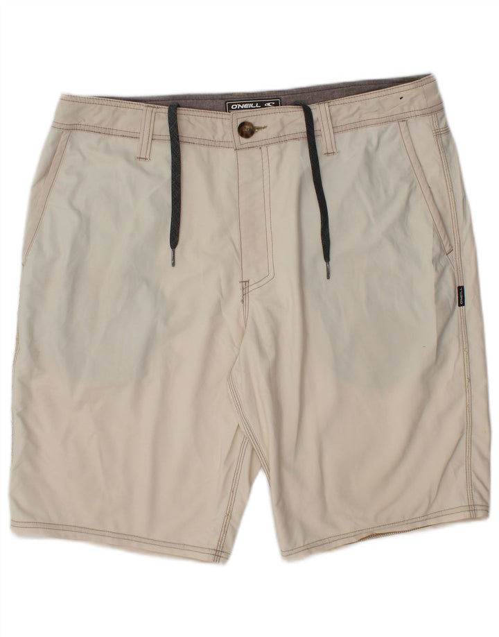 Pantaloncini chino da uomo O'Neill W33 nylon bianco sporco medio