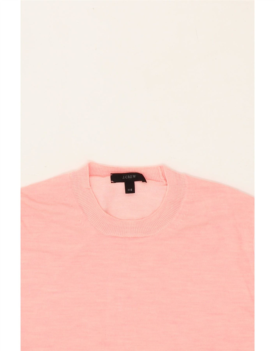 J. CREW Womens Crew Neck Jumper Sweater UK 2 2XS Pink Vintage J. Crew and Second-Hand J. Crew from Messina Hembry 