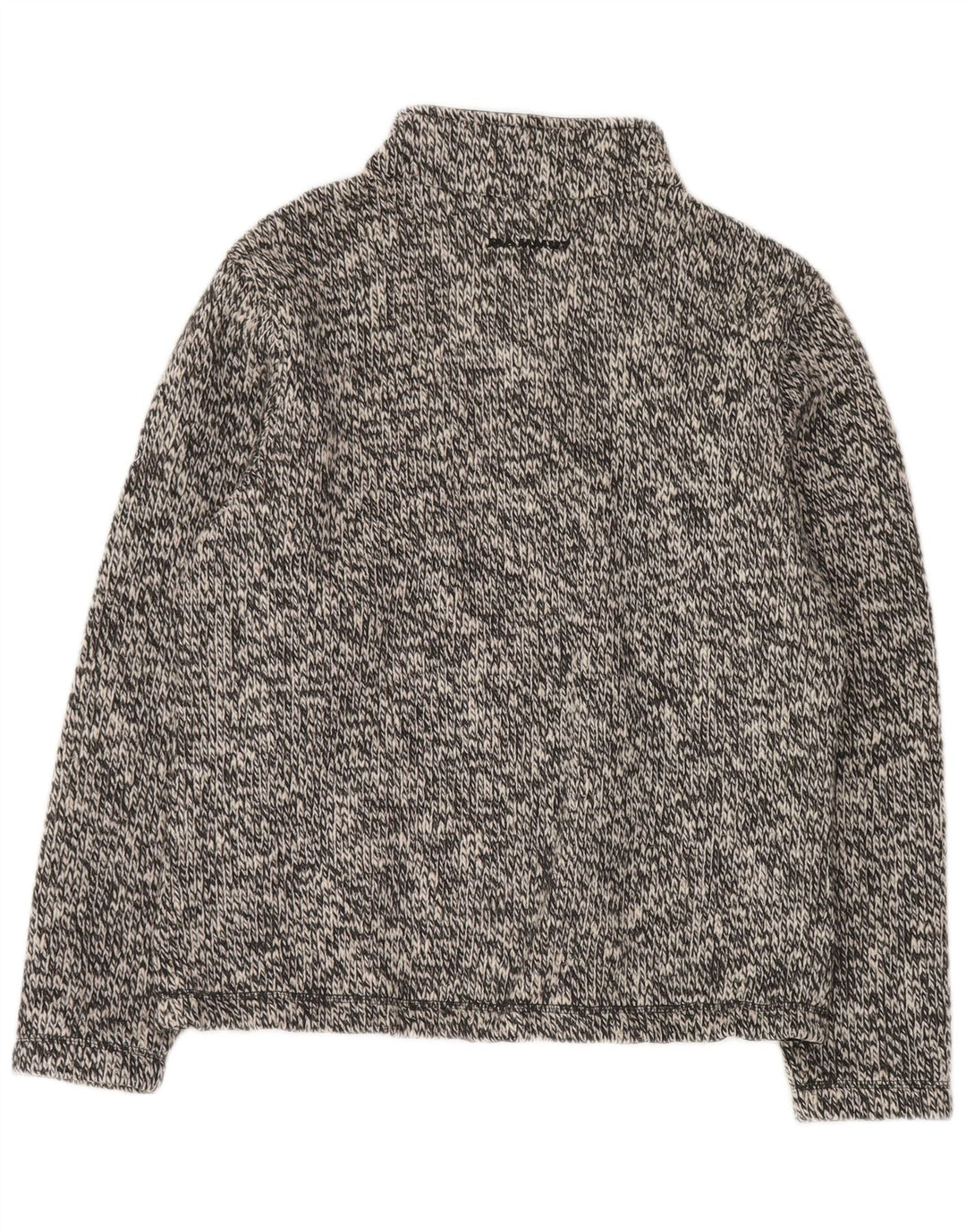 Maglione cardigan da donna MAMMUT UK 18 XL Acrilico screziato grigio