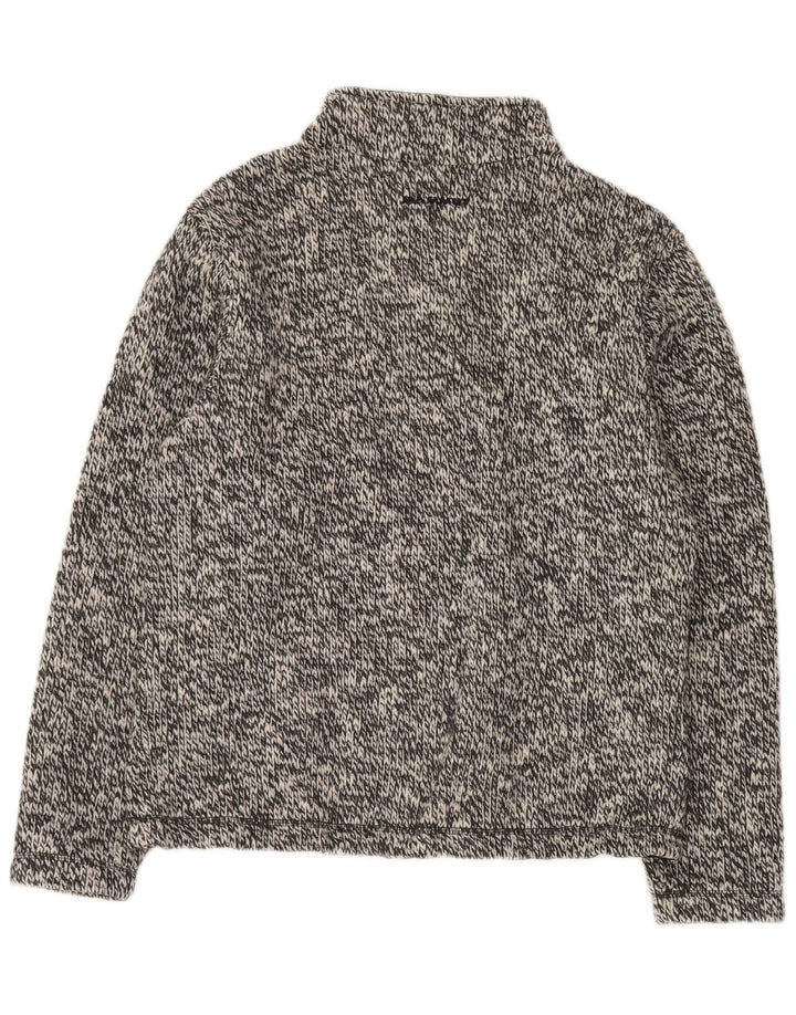 Maglione cardigan da donna MAMMUT UK 18 XL Acrilico screziato grigio