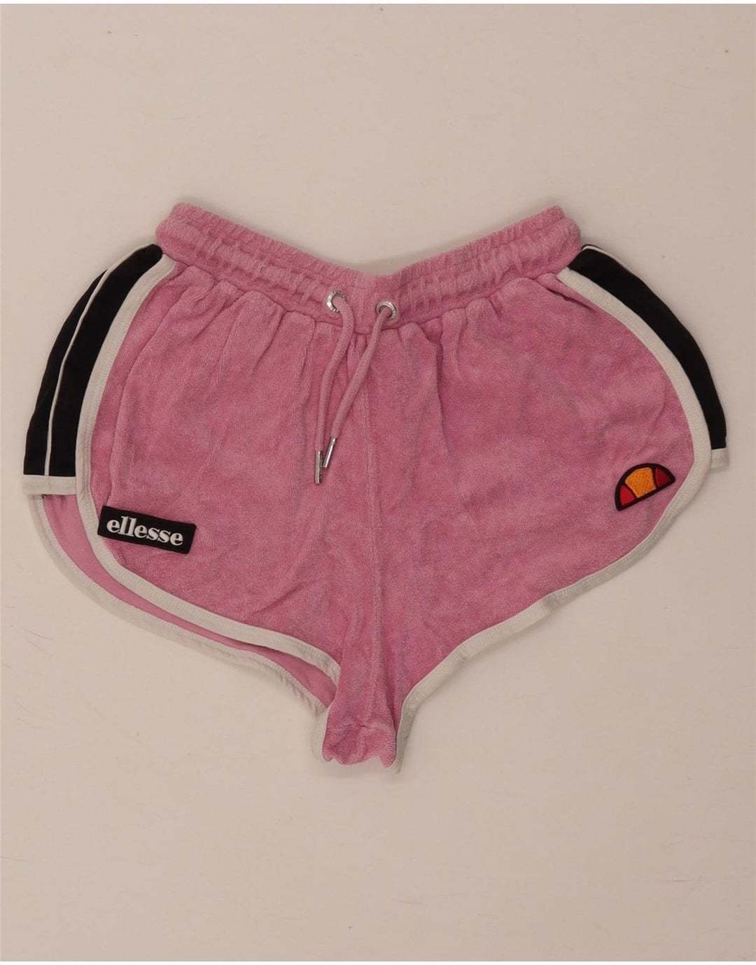 Pantaloncini sportivi da donna Ellesse UK 8 piccoli in cotone color block rosa