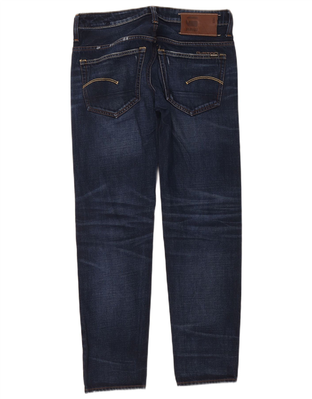 Jeans slim G-Star da donna 3301 W28 L30 cotone blu navy