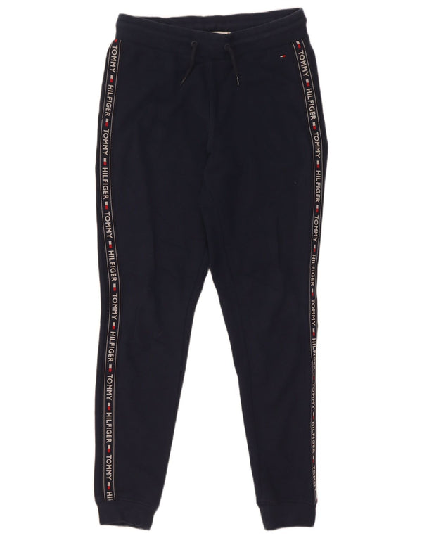 Tommy Hilfiger Uomo Pantaloni da tuta con grafica Joggers Small Blu Navy