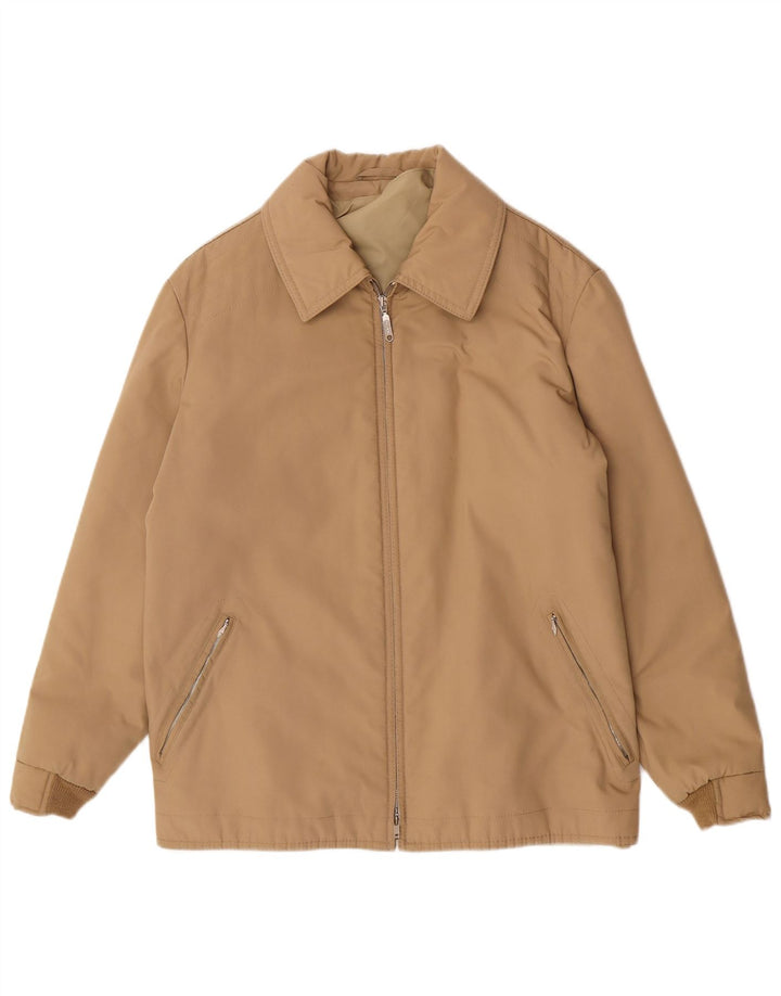 Giubbotto bomber vintage da uomo IT 52 XL Marrone
