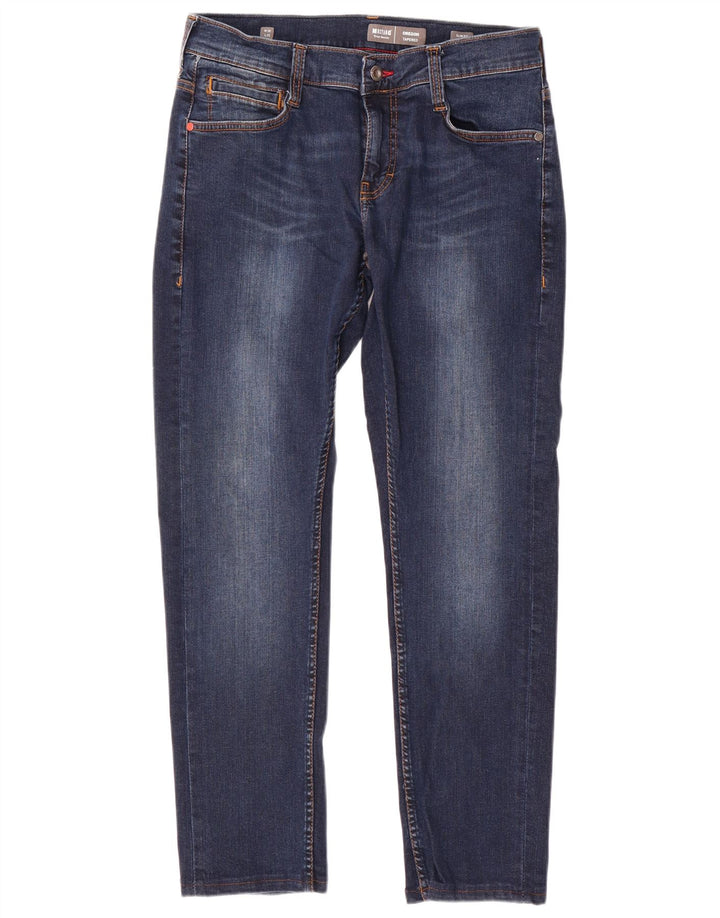 Mustang Jeans affusolati slim fit Oregon da donna W30 L29 Blu navy