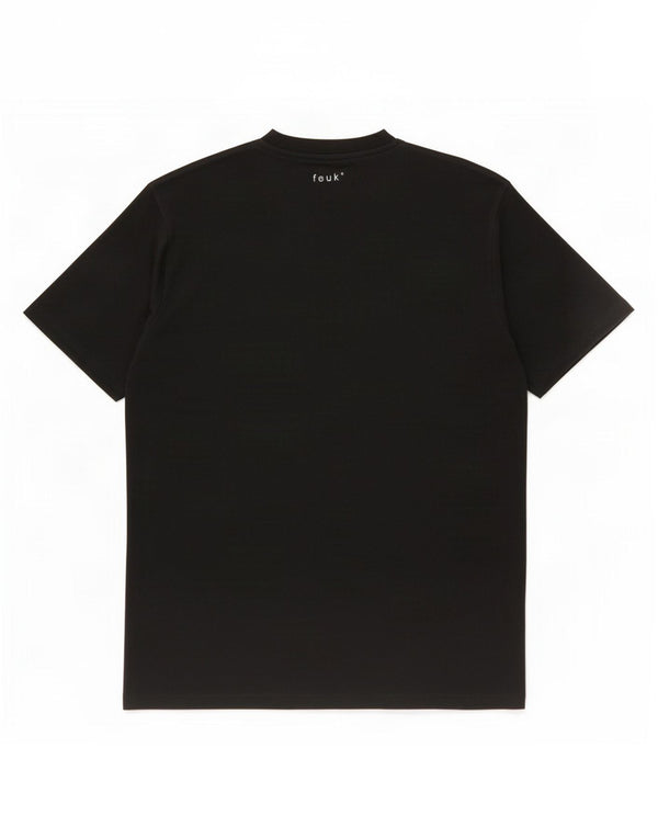 T-shirt da uomo French Connection Top grande in cotone nero