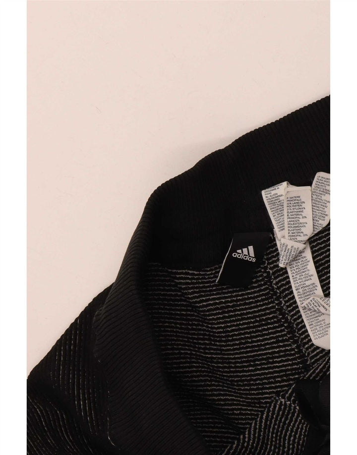 Pantaloni da tuta da uomo Adidas Joggers Medium Black Geometric Wool