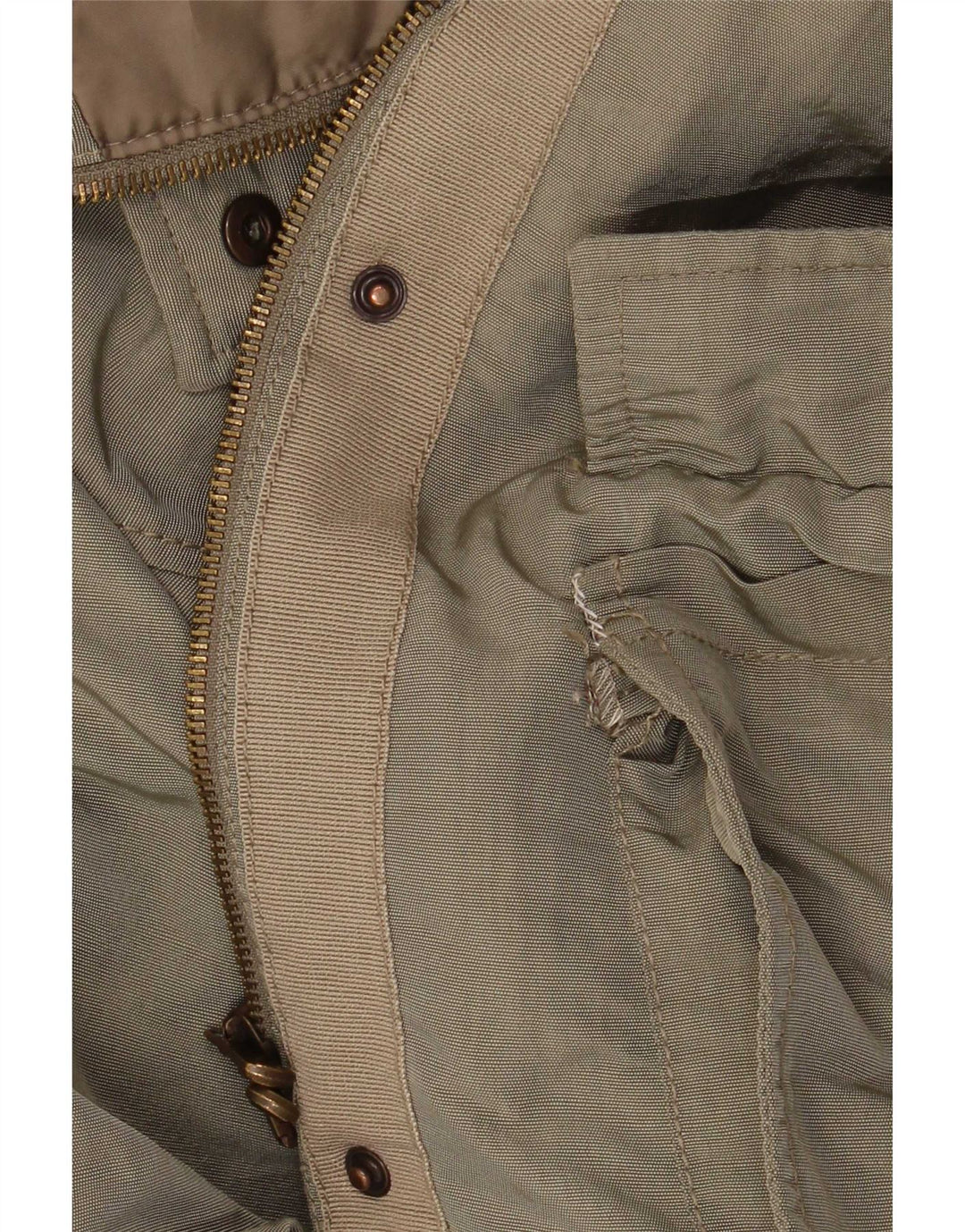 Cappotto imbottito oversize con cappuccio da donna Marella UK 8 Small Khaki Poliammide