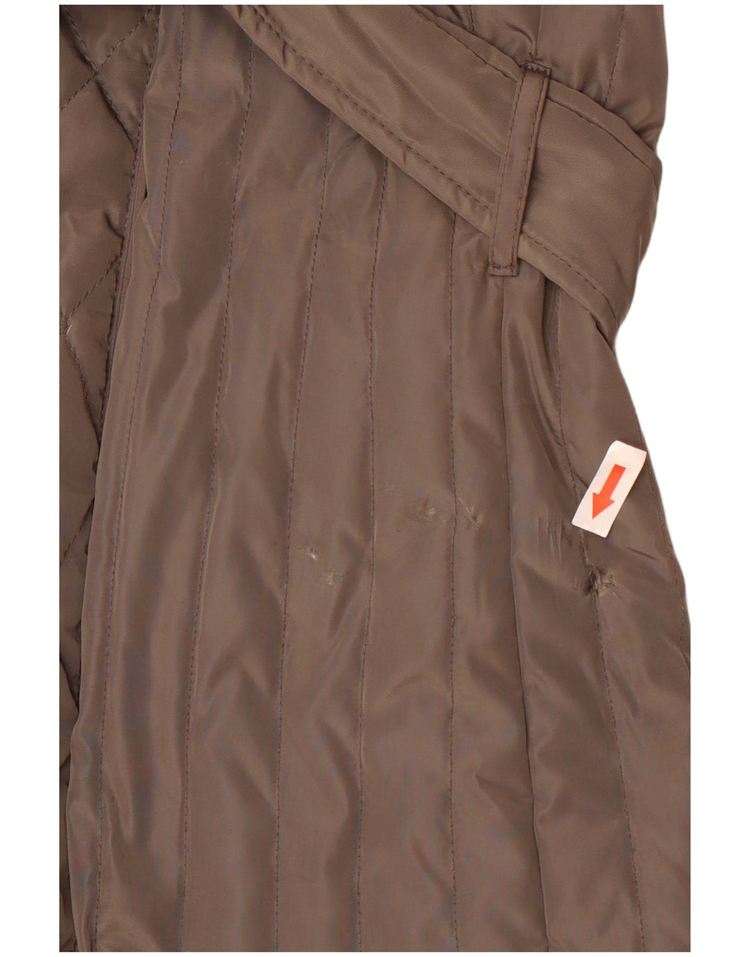 Giacca trapuntata da donna Michael Kors UK 18 XL poliestere marrone