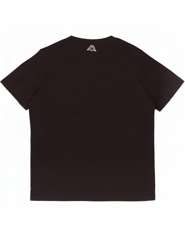 T-shirt grafica da uomo Kappa Top 2XL cotone nero