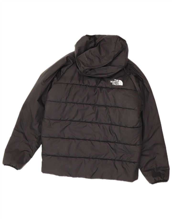 Giacca imbottita reversibile con cappuccio The North Face da ragazzo 11-12 anni grigia