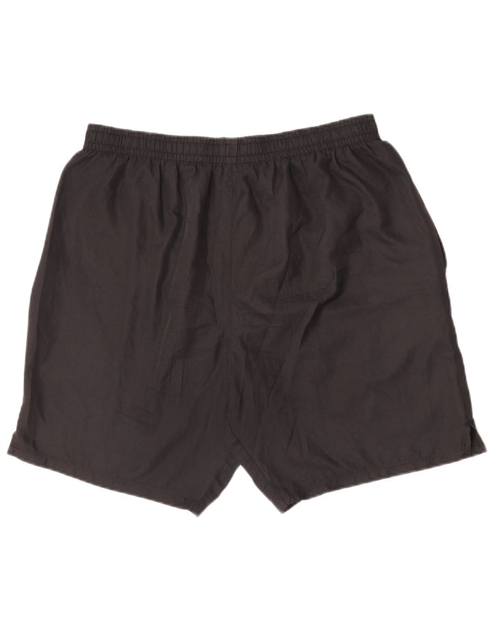 Pantaloncini sportivi da uomo Umbro Large in poliestere color block nero