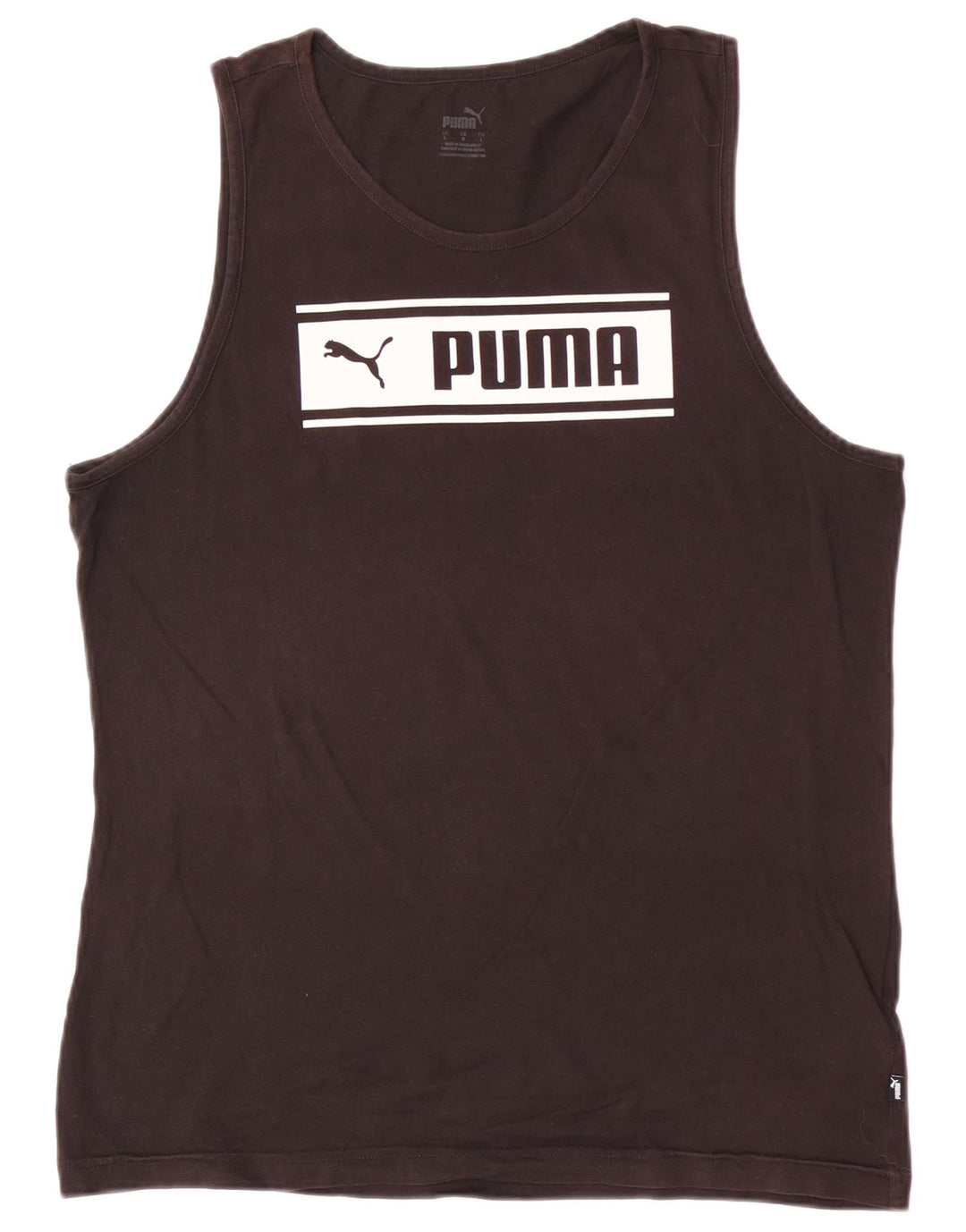Felpa da uomo Puma Maglione grande in cotone nero