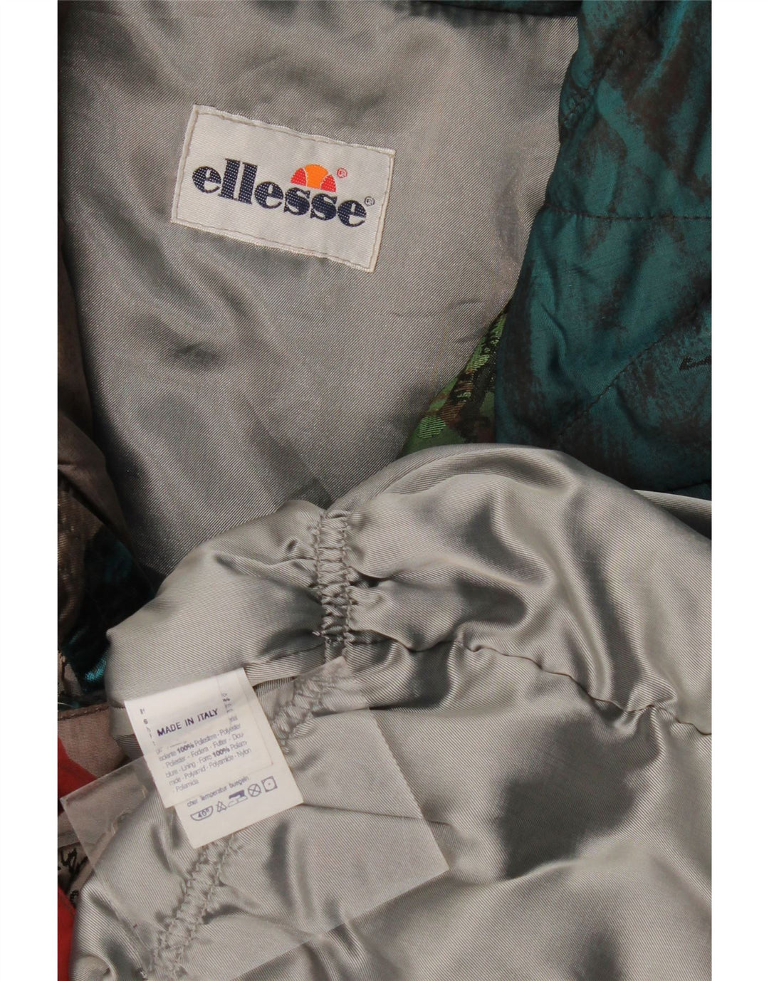 Giacca imbottita da donna Ellesse con motivo astratto UK 20 2XL multicolore