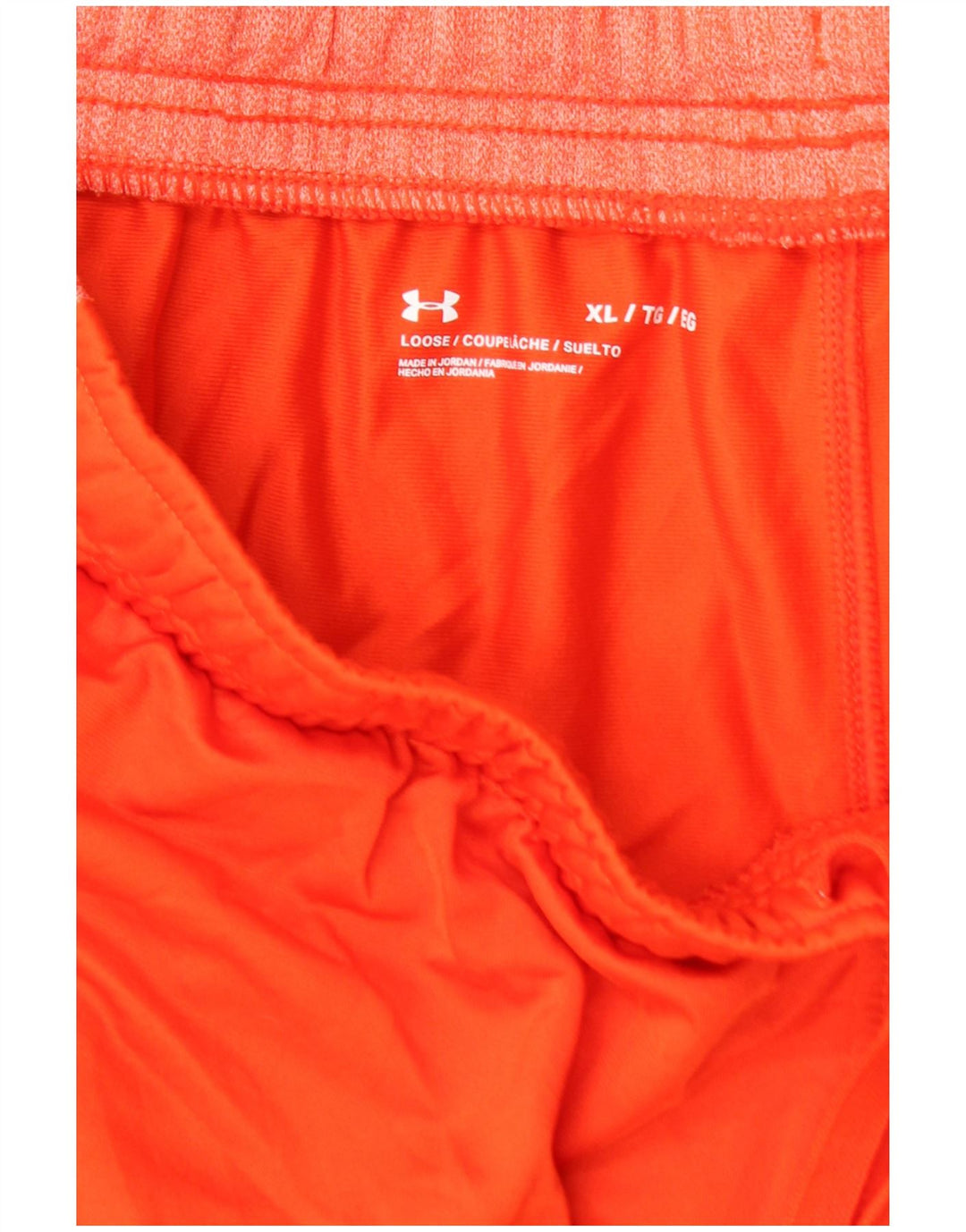 Pantaloncini sportivi da uomo UNDER ARMOUR XL arancione poliestere