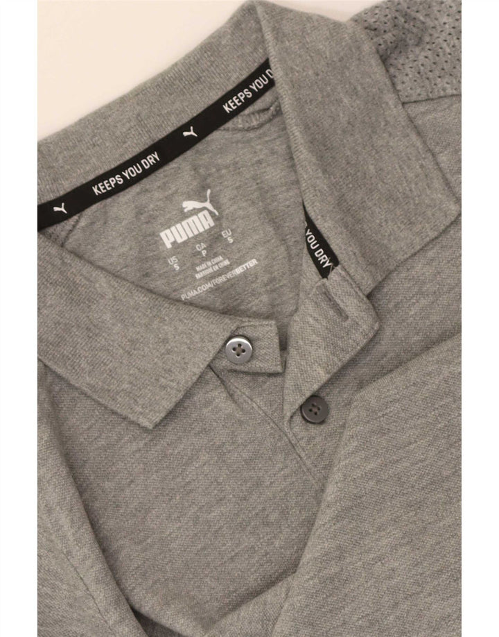 Polo Puma da uomo piccola grigia screziata