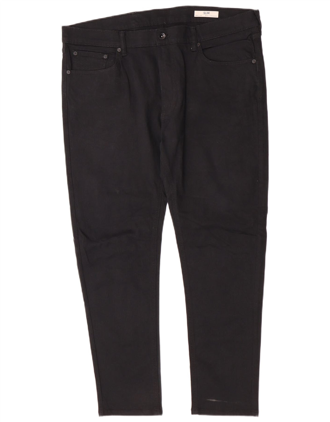 Jeans slim da uomo Marks & Spencer W40 L28 cotone nero