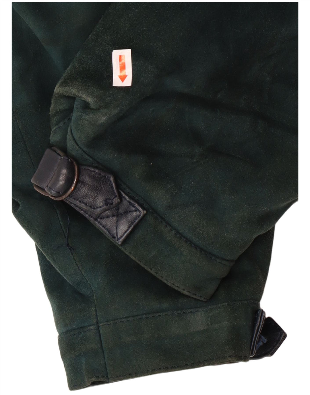 Giacca in pelle corta da donna VINTAGE UK 6 XS Blu Navy