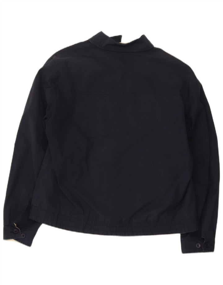 Giubbotto bomber vintage da uomo UK 38 medio blu navy