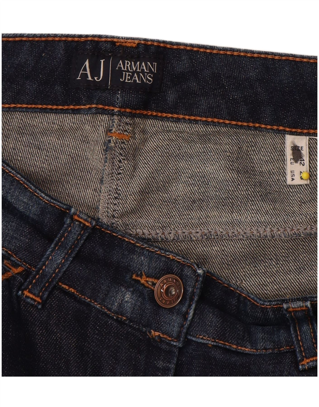 Jeans Bootcut da donna Armani W28 L31 Blu Navy