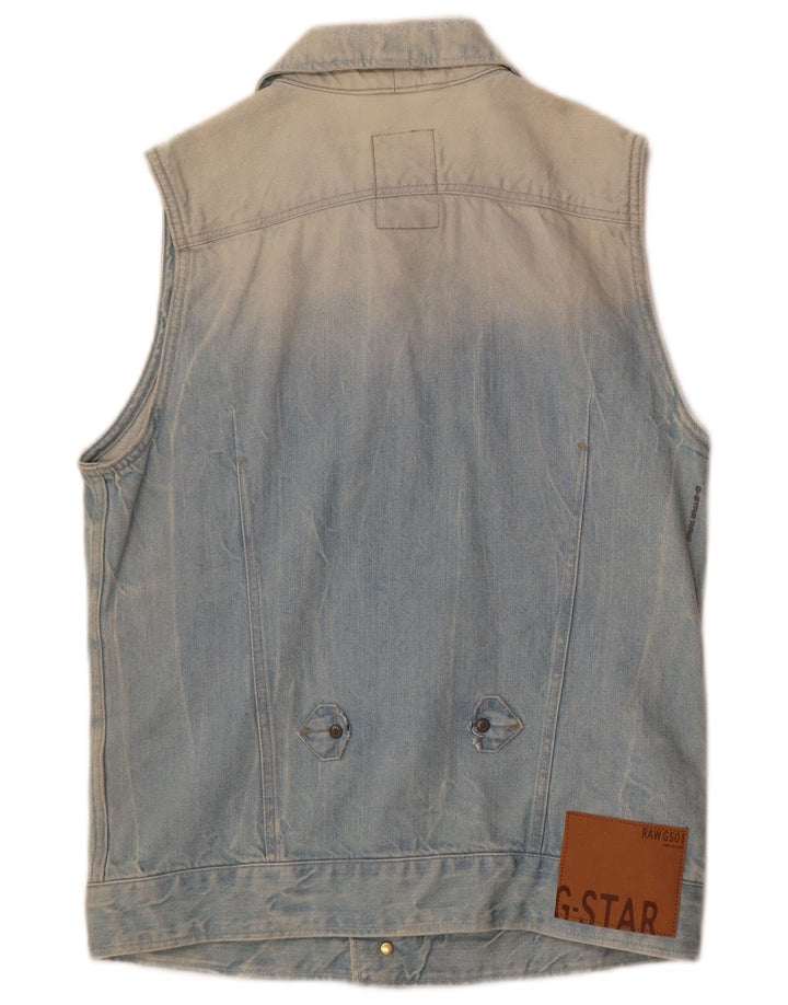 Gilet in denim da donna G-Star UK 10 piccolo cotone blu
