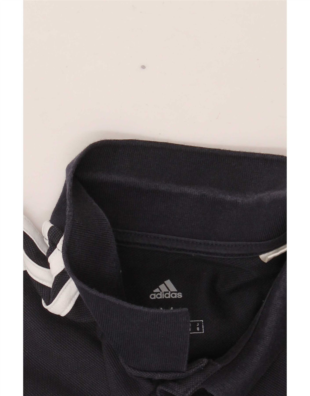 Polo Adidas da uomo media in cotone blu navy