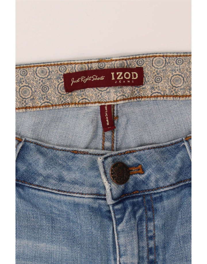 IZOD Womens Denim Shorts W30 Medium Blue Cotton Vintage Izod and Second-Hand Izod from Messina Hembry 