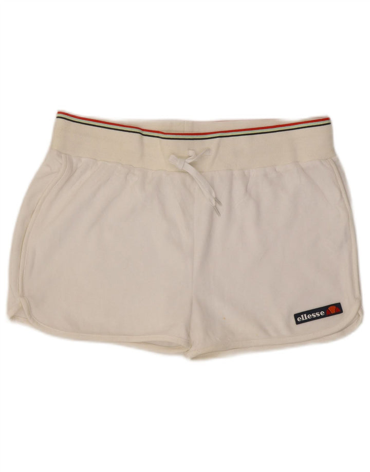 Pantaloncini sportivi da donna Ellesse UK 16 grandi cotone bianco