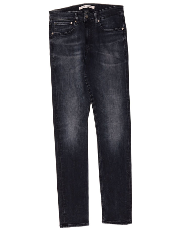 Jeans skinny da donna Calvin Klein W30 L32 cotone blu navy