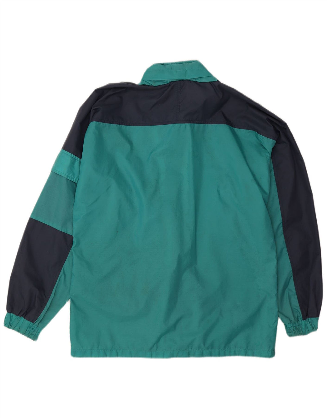 Giacca antipioggia da uomo Puma UK 36 Small Turchese Colorblock Nylon