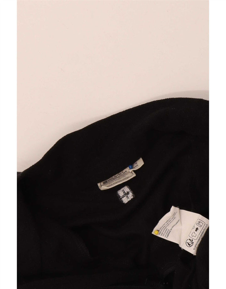 Maglione in pile da ragazzo con zip e collo Mountain Warehouse 11-12 anni in poliestere nero