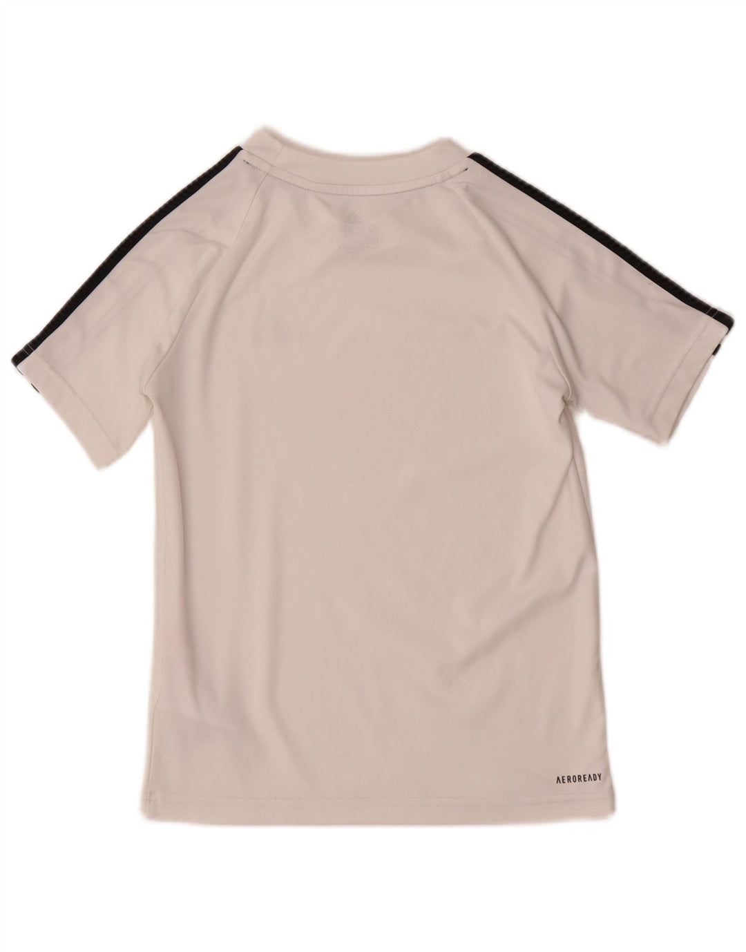 Maglietta Adidas Aeroready da ragazzo, 9-10 anni, in poliestere bianco